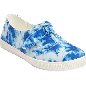 COMFORTVIEW ATHLETIC ANZANI TIE-DYE SNEAKERS WOMENS SLIP-ON BLUE COLOR SIZE 12M